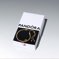 Pandora Golden Padlock Bracelet Gift Set