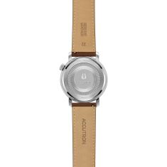 Accutron Electrostatic Spaceview Evolution Brown Suede Strap Watch 43.5mm - 26A214