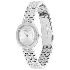 COACH Harlow Silver Dial Stainless Steel Bracelet Watch 23.8X26mm Watch - 14504659
