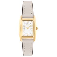 COACH Reese White Dial Chalk Leather Strap Watch 20x30mm - 14504645 COACH Reese White Dial Chalk Leather Strap Watch 20x30mm - 14504645