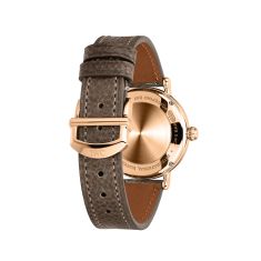 IWC Portofino Automatic Day and Night Silver-Tone Dial Taupe Leather Strap Watch 34mm - IW459805