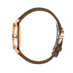 IWC Portofino Automatic Day and Night Silver-Tone Dial Taupe Leather Strap Watch 34mm - IW459805