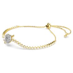 Swarovski Idyllia Zirconia Heart with Arrow Bracelet, Gold-Tone Plated