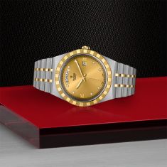 TUDOR Royal Diamond-Set Champagne Dial Stainless Steel and Yellow Gold Watch 41mm - M28603-0006