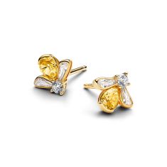 Pandora Honey Bee Gold-Plated Stud Earrings