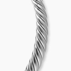 David Yurman Sculpted Cable Flex Necklace in Sterling Silver, 11mm