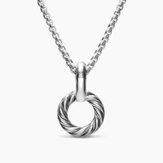 David Yurman Amulet Holder in Sterling Silver with 14K Yellow Gold, 20.3mm