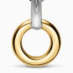 David Yurman Amulet Holder in Sterling Silver with 14K Yellow Gold, 20.3mm