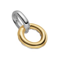 David Yurman Amulet Holder in Sterling Silver with 14K Yellow Gold, 20.3mm 1