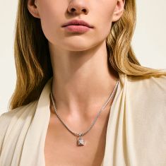 John Hardy Icon Stud 3/8ctw Diamond Sterling Silver Pendant Necklace