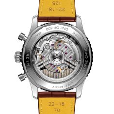 Breitling Navitimer B01 Chronograph 43 North America Limited Edition Leather Strap Watch - AB01381E1G1P1