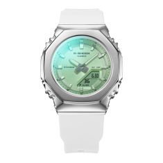Casio G-Shock Analog-Digital Blue Dial White Resin Strap Watch - GMS2110SR-7A