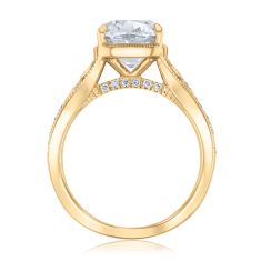 4 1/3ctw Old Mine Cut Lab Grown Diamond 14k Yellow Gold Engagement Ring - 80th Anniversary Limited Edition