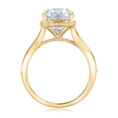 5 1/4ctw Old Mine Cut Lab Grown Diamond 14k Yellow Gold Engagement Ring - 80th Anniversary Limited Edition