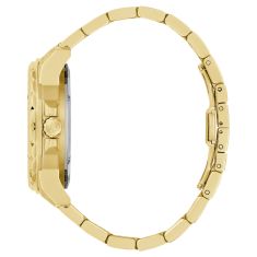 Bulova Marc Anthony Marine Star Automatic Ice-Textured Gold-Tone Stainless Steel Watch 44mm - 97A200