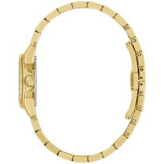 Bulova Marc Anthony Marine Star Ice-Textured Gold-Tone Stainless Steel Watch 25.5mm - 97L192