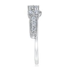 1/3ctw Diamond 14k White Gold Ring Wrap - Embrace Collection