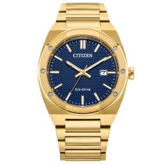 Movado Heritage Series Datron Automatic Blue Dial Gold-Tone