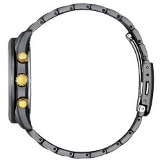Citizen Eco-Drive Classic LIGHT in BLACK Limited Edition Stainless Steel Watch 42mm - AT2576-68E