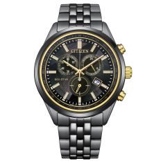 Citizen Eco-Drive Classic LIGHT in BLACK Limited Edition Stainless Steel Watch 42mm - AT2576-68E