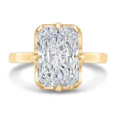 5ctw Radiant Lab Grown Diamond 14k Yellow Gold Engagement Ring - 80th Anniversary Limited Edition