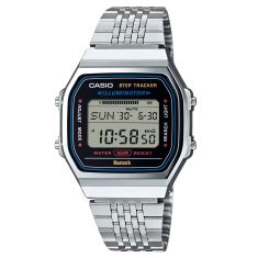Casio Vintage Stainless Steel Connected Digital Watch 41.6x37.9mm- ABL100WE-1AVT 1