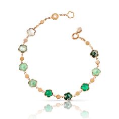 Pasquale Bruni Figlia Dei Fiori Bracelet in 18k Rose Gold with Mixed Gemstones Pasquale Bruni Figlia Dei Fiori Bracelet in 18k Rose Gold with Mixed Gemstones