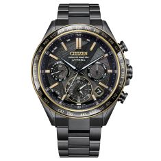 Citizen Eco-Drive Attesa LIGHT in BLACK Limited Edition Super Titanium Watch 44.6mm - CC4078-51E Citizen Eco-Drive Attesa LIGHT in BLACK Limited Edition Super Titanium Watch 44.6mm - CC4078-51E