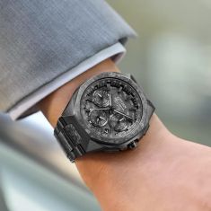 Citizen Eco-Drive Attesa Spaceship Black Limited Edition Super Titanium Watch 43.2mm - CC4107-80H