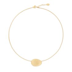 Marco Bicego Lunaria 18K Yellow Gold Small Petal Pendant Necklace 1