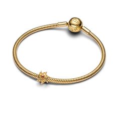 Pandora Sun Openwork Gold-Plated Charm