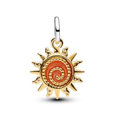 Pandora Swirling Sun Two-Tone Dangle Charm