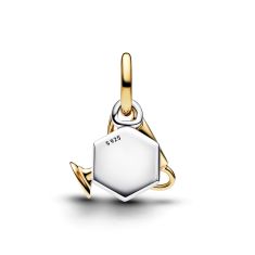 Pandora Engravable Trophy Two-Tone Double Dangle Charm