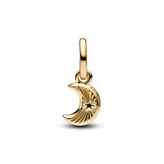 Pandora ME White Crescent Moon Gold-Plated Mini Dangle Charm