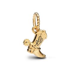 Pandora - Disney, Pixar Toy Story Cowboy Boot Gold-Plated Charm Pandora - Disney, Pixar Toy Story Cowboy Boot Gold-Plated Charm