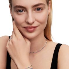 Pandora Rainbow Tennis Necklace