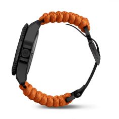 Victorinox Dive Pro Quartz Black Titanium Orange Paracord Strap Watch 43mm - 242069.1