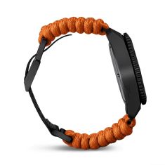 Victorinox Dive Pro Quartz Black Titanium Orange Paracord Strap Watch 43mm - 242069.1