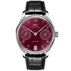 IWC Portugieser Automatic 42 Year of the Horse Leather Strap Watch 42mm - IW501709