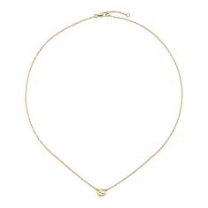 Gucci Interlocking 18k Yellow Gold Pendant Necklace