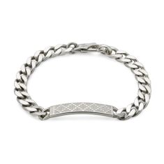 Gucci Diamante Sterling Silver Chain Bracelet 1