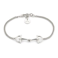 Gucci Staffa Sterling Silver Chain Bracelet Gucci Staffa Sterling Silver Chain Bracelet