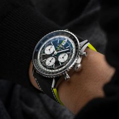 Breitling Navitimer B01 Chronograph 43 Aston Martin Aramco Formula One™ Team Watch 43mm - EB01381A1B1X1