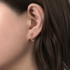 Gabriel & Co. 14k Yellow Gold Infinity Huggie Hoop Earrings, 15mm