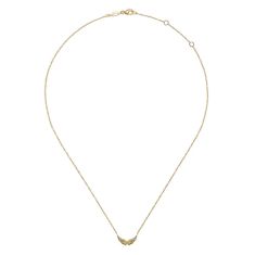 Gabriel & Co. 14k Yellow Gold Angel Wings Pendant Necklace