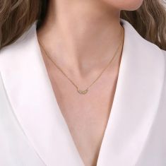Gabriel & Co. 14k Yellow Gold Angel Wings Pendant Necklace