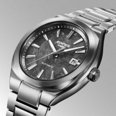Casio Edifice Automatic Forged Carbon Black Dial Stainless Steel Watch 38mm - EFK200CD-1A