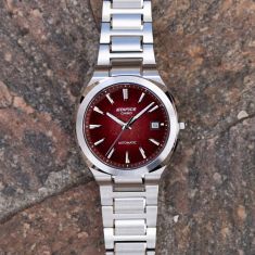 Casio Edifice Automatic Gradated Red Dial Stainless Steel Watch 38mm - EFK200D-4A