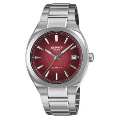 Casio Edifice Automatic Gradated Red Dial Stainless Steel Watch 38mm - EFK200D-4A Casio Edifice Automatic Gradated Red Dial Stainless Steel Watch 38mm - EFK200D-4A