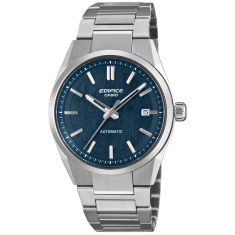 Casio Edifice Automatic Textured Blue Dial Stainless Steel Watch 38mm - EFK110D-2A Casio Edifice Automatic Textured Blue Dial Stainless Steel Watch 38mm - EFK110D-2A